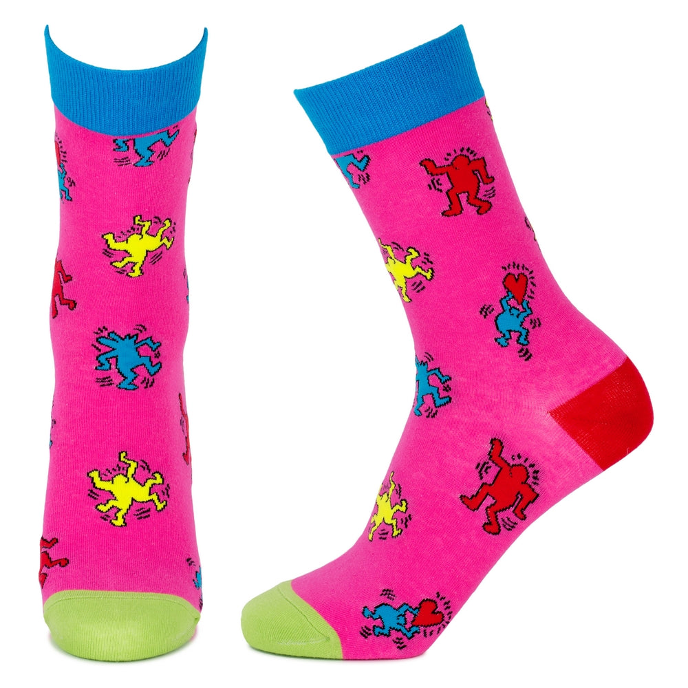 Keith Haring Inspired Socks