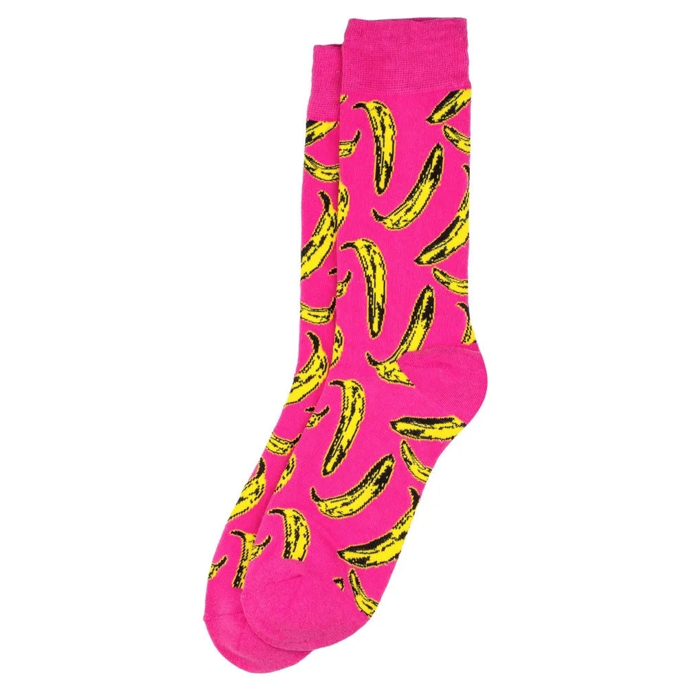 Warhol Inspired Banana Socks