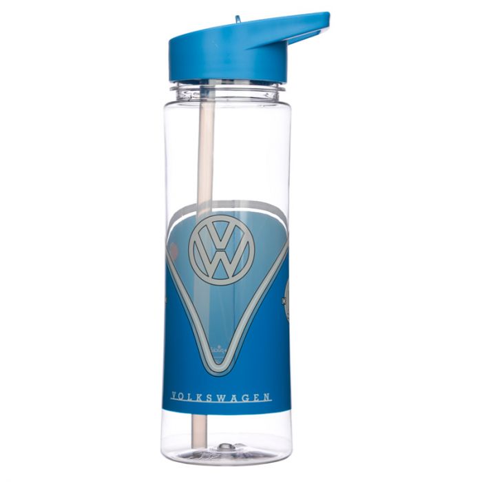Volkswagen VW T1 Camper Reusable Water Bottle - Blue