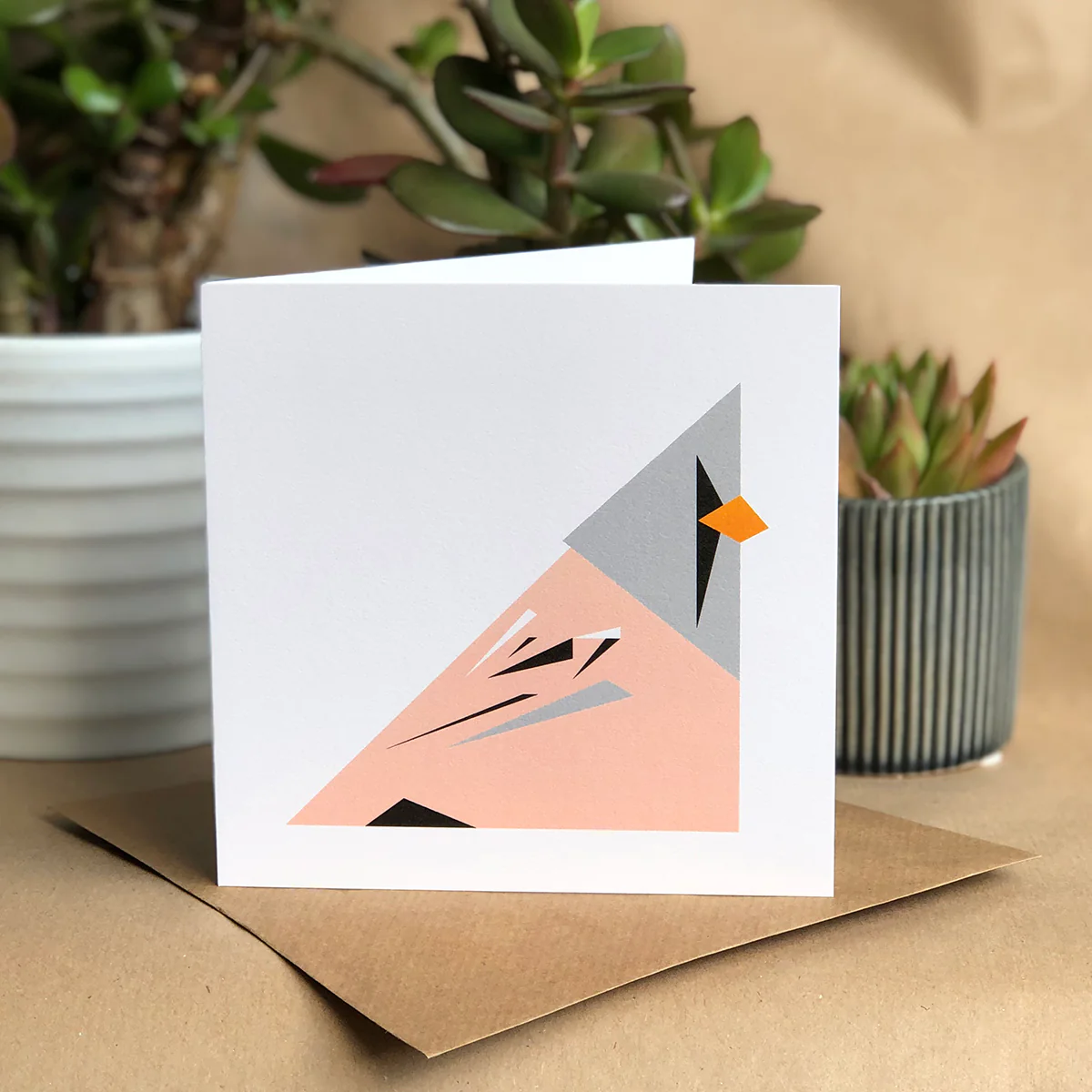 Bearded Tit Greetings Card