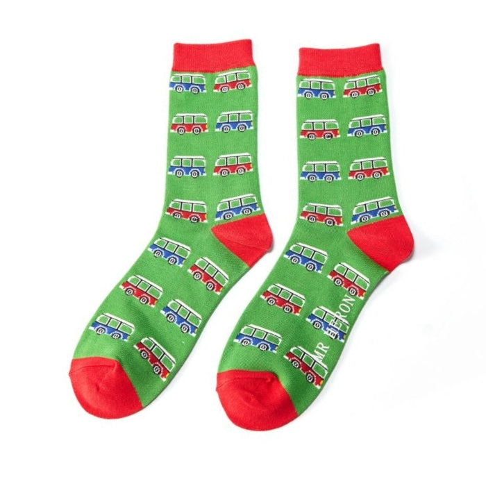 Campervan Socks - Green