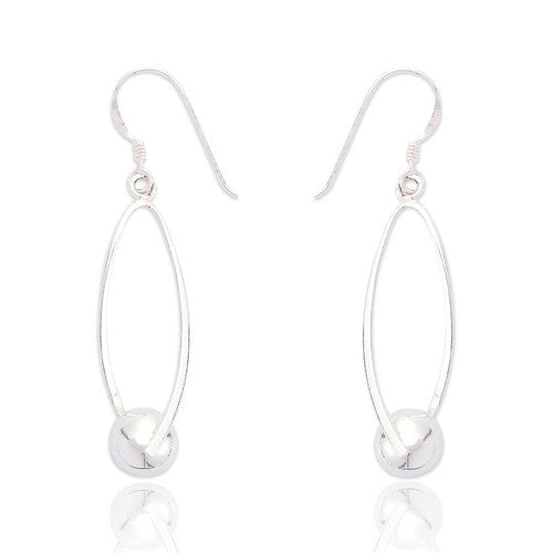 Xanthe Silver Drop Earrings