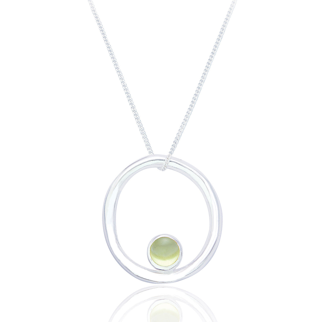 Leola Silver & Peridot Pendant