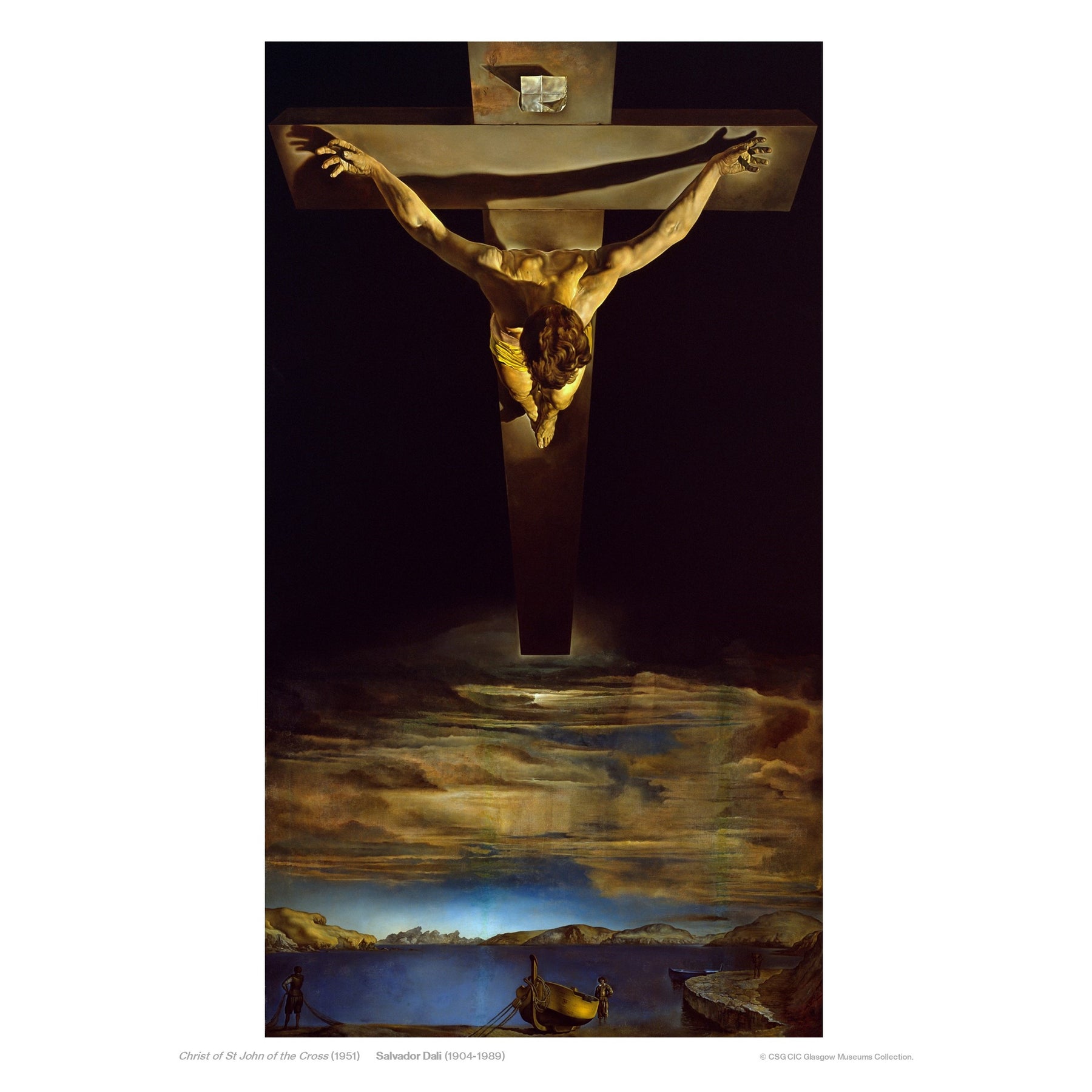 Salvador Dali: Christ of St John of The Cross Print