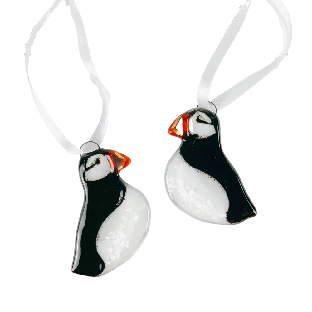 Puffin Glass Decoration