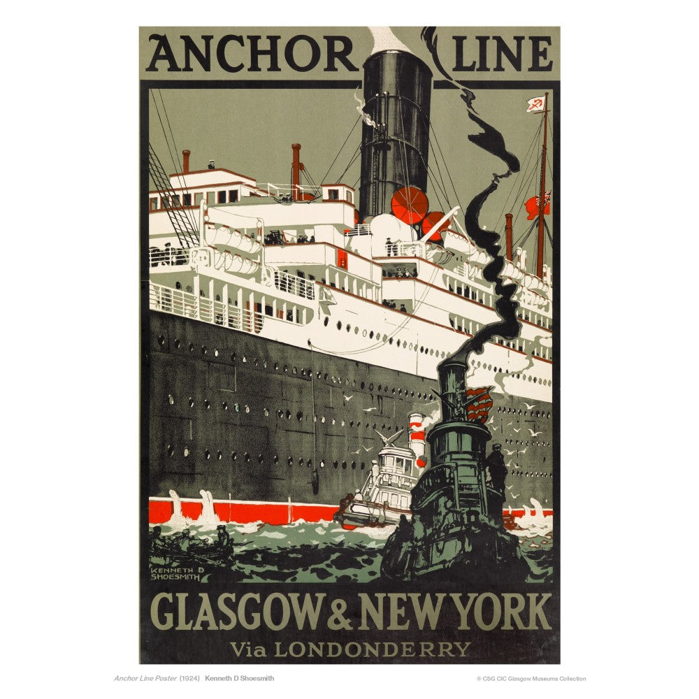Anchor Line: Glasgow to New York Via Derry/Londonderry