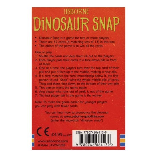 Dinosaur Snap Cards