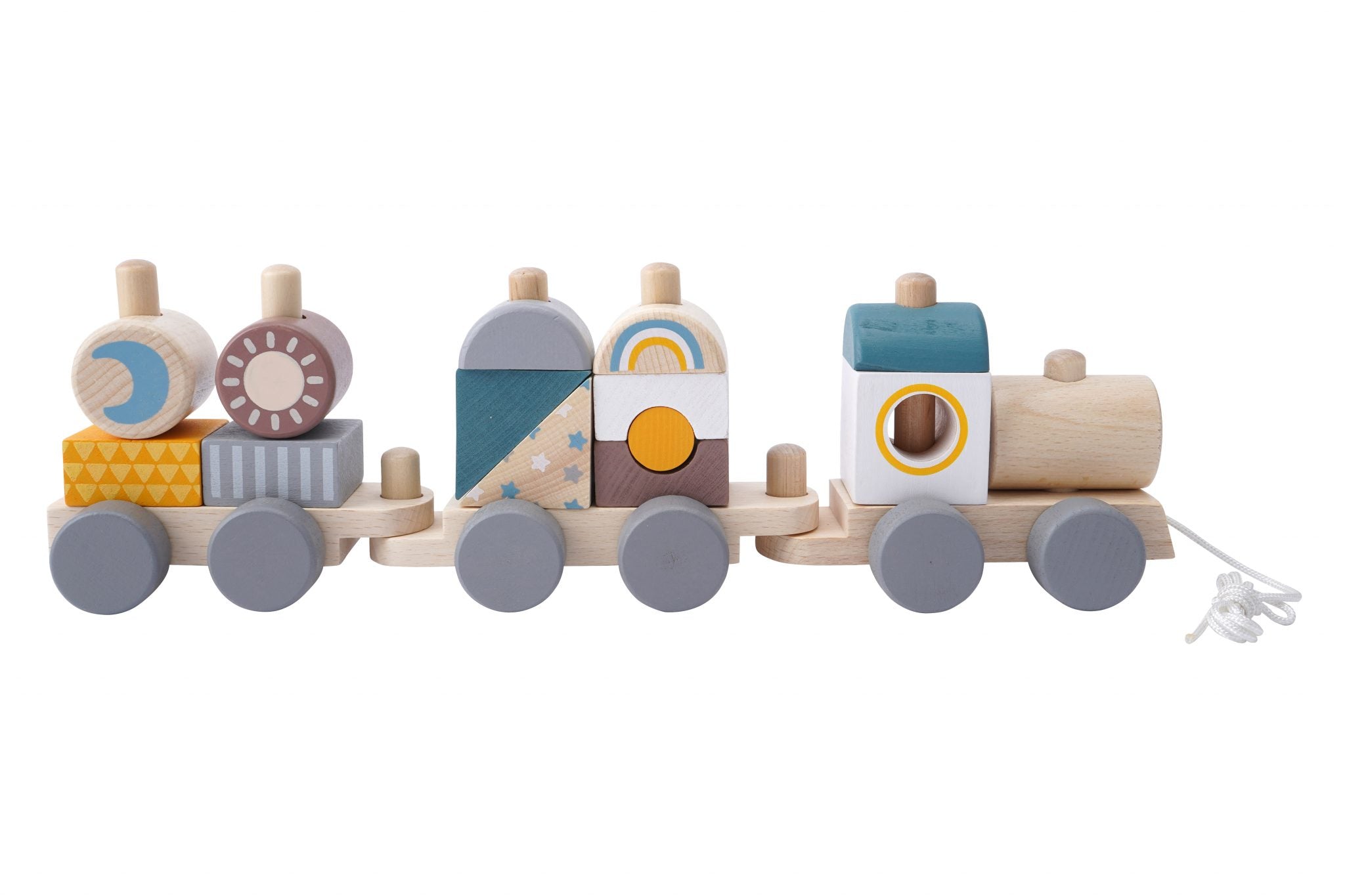 Wooden Stacking Train Play Set